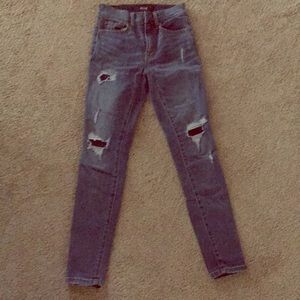 Girls distressed denim jeans